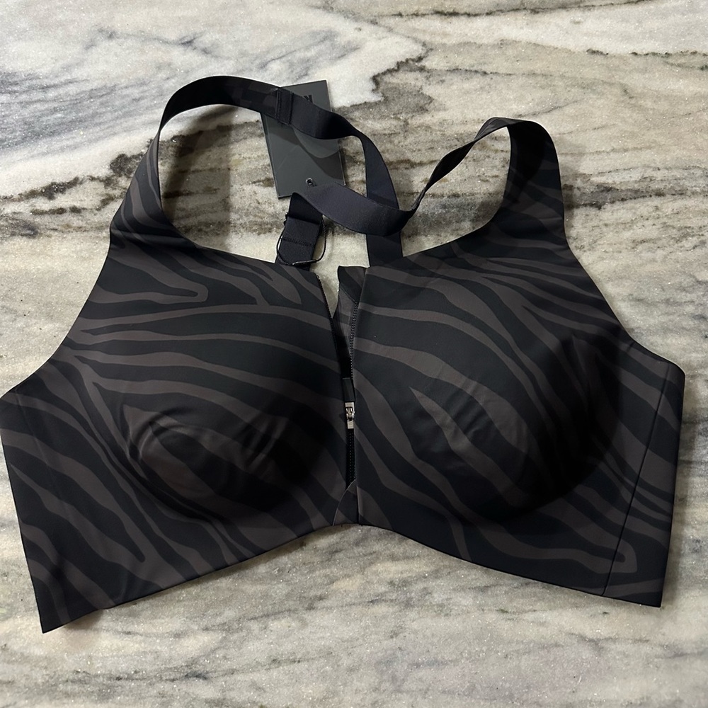 Knix Catalyst Front Zip Psorts Bra Size 8